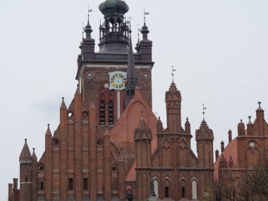 Polonya ve Baltık Denizi'nde Gdansk