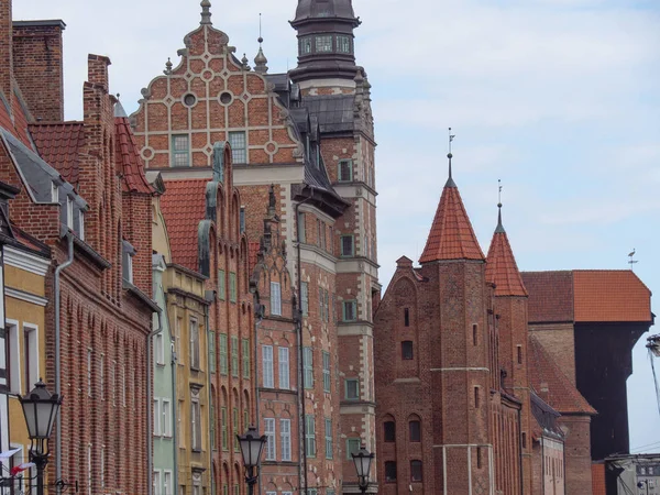 Гданьск Польше Балтийском Море — стоковое фото