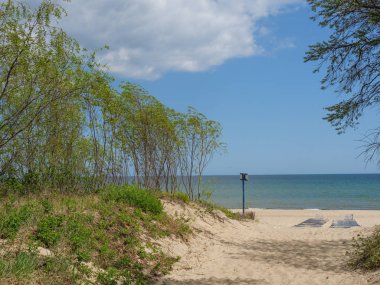 Polonya ve Baltık Denizi'nde Gdansk