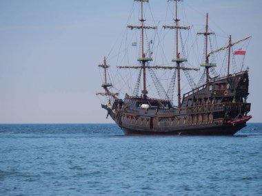 Polonya ve Baltık Denizi'nde Gdansk