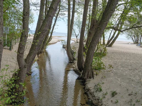 Гданьск Польше Балтийском Море — стоковое фото