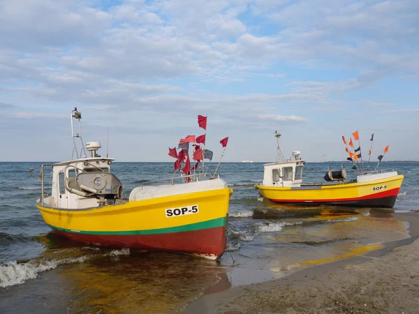 Гданьск Польше Балтийском Море — стоковое фото