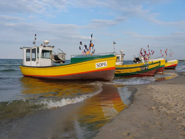 Гданьск Польше Балтийском Море — стоковое фото