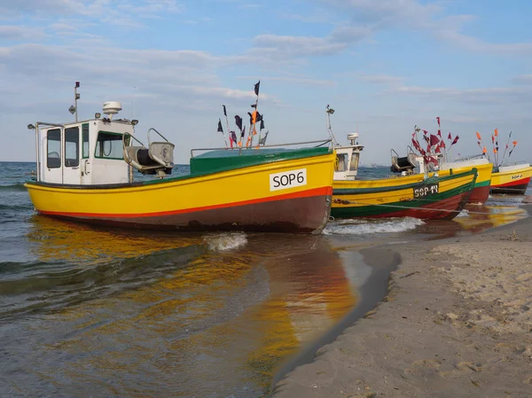 Гданьск Польше Балтийском Море — стоковое фото