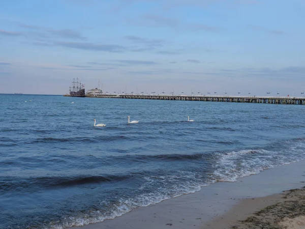 Danzig Polen Und Der Ostsee — Stockfoto