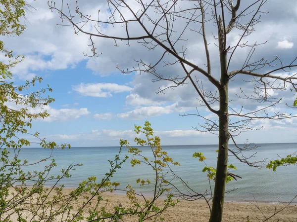 Гданьск Польше Балтийском Море — стоковое фото