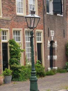 Katwijk bir zee ve Hollanda'da Leiden şehir