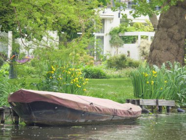 Katwijk bir zee ve Hollanda'da Leiden şehir