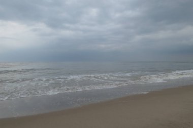 Katwijk bir zee ve Hollanda'da Leiden şehir