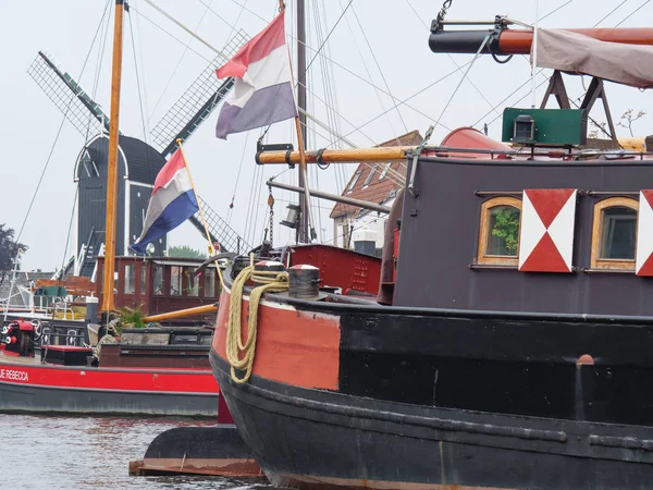 Katwijk Zee Και Πόλη Του Λέιντεν Στην Ολλανδία — Φωτογραφία Αρχείου