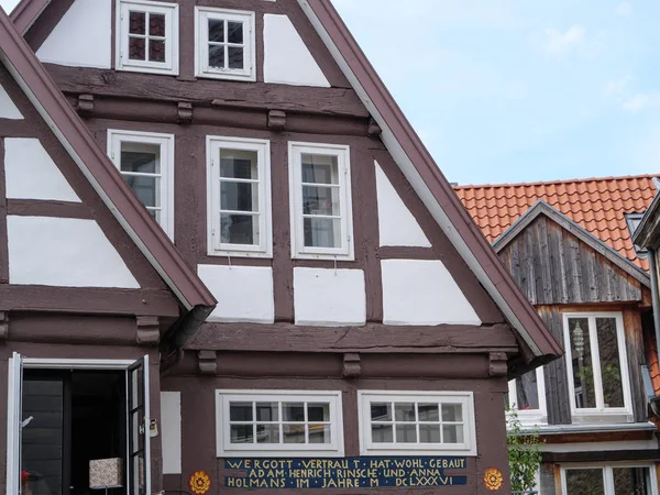 Miasto Detmold Języku Niemieckim — Zdjęcie stockowe