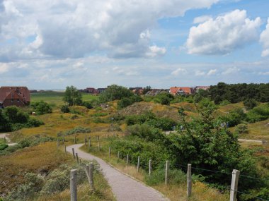 Kuzey denizindeki Alman Baltrum Adası.