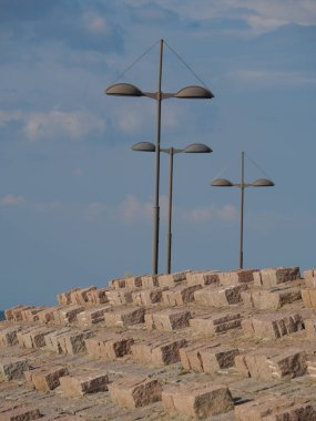 Kuzey denizindeki Alman Baltrum Adası.