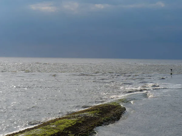 Isola Tedesca Baltrum Nel Mare Del Nord — Foto Stock