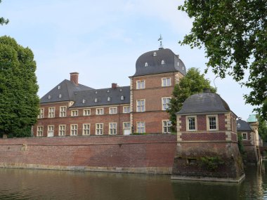 Alman Muensterland kaleler ve kiliseler