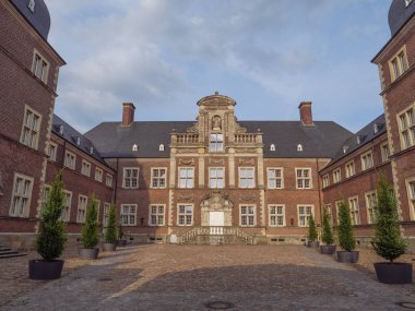 Alman Muensterland kaleler ve kiliseler