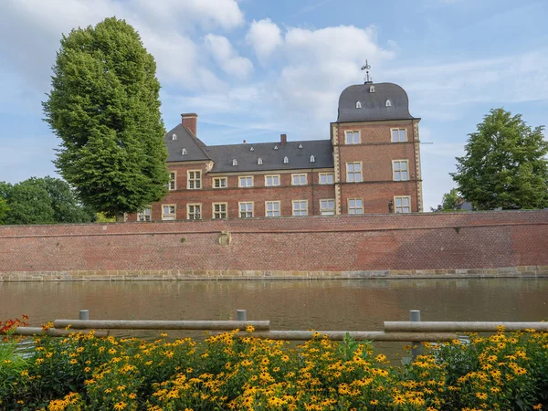 Zamki Kościoły Niemieckim Muensterland — Zdjęcie stockowe