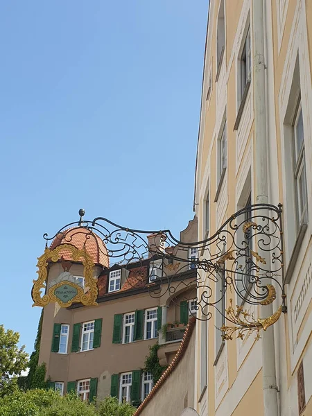 Bavaria Bölgesindeki Şehirler Dağlar — Stok fotoğraf