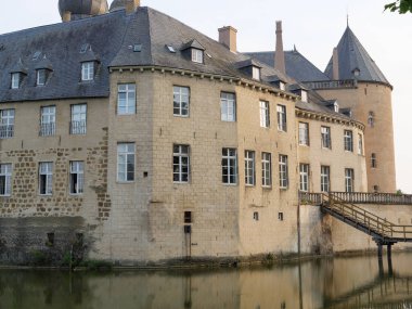 Alman Muensterland kaleler ve kiliseler