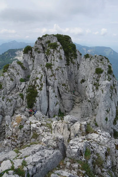 Letnie Wędrówki Alpach Niemieckich Austriackich — Zdjęcie stockowe