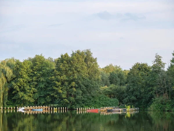 Noche Lago Alemania — Foto de Stock