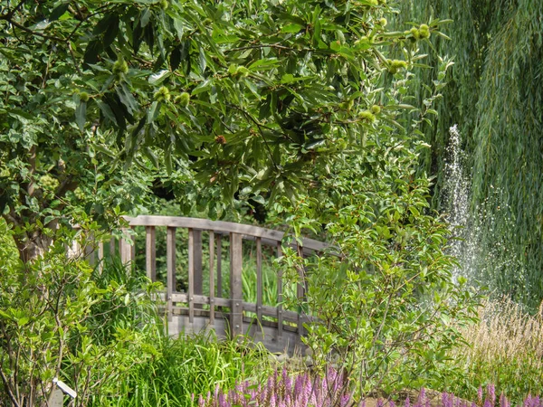 Hora Verano Jardín Alemán — Foto de Stock