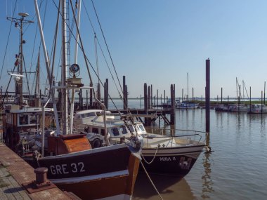 Almanya'da nehir ems de ditzum köyü