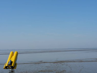 Almanya'da nehir ems de ditzum köyü