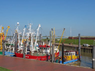 Almanya'da nehir ems de ditzum köyü