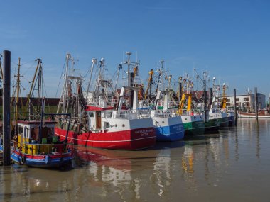 Almanya'da nehir ems de ditzum köyü