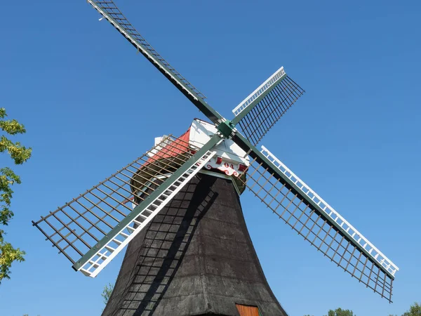 Das Dorf Ditzum Der Ems Deutschland — Stockfoto