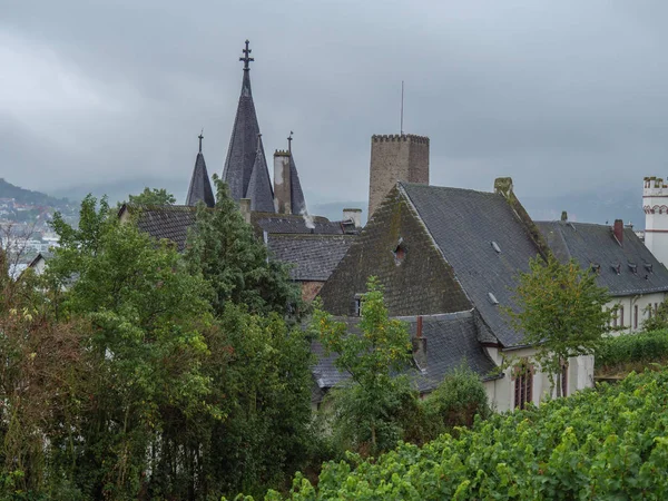 Der Rhein Deutschland Bei Bingen — Stockfoto