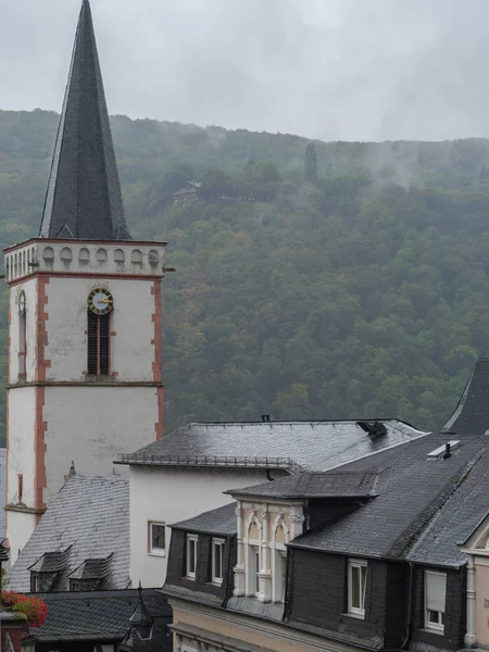 Fiume Reno Germania Vicino Bingen — Foto Stock