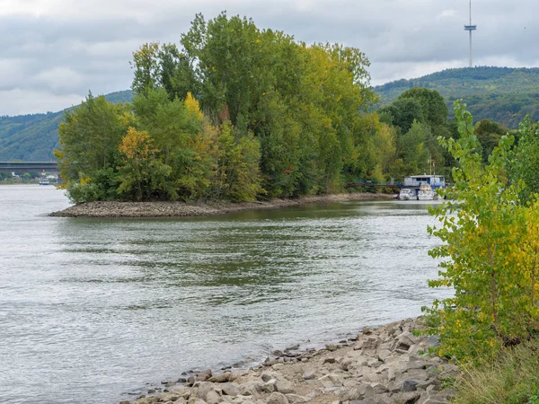 Ciudad Koblenz Río Rin Alemania —  Fotos de Stock