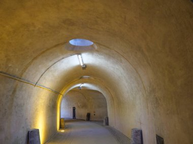 Almanya 'nın Ren Nehri' ndeki Koblenz şehri.