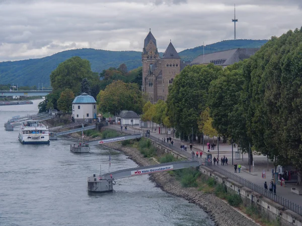 Die Stadt Koblenz Rhein Deutschland — Stockfoto