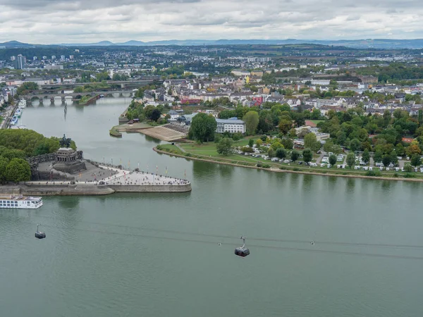 Die Stadt Koblenz Rhein Deutschland — Stockfoto
