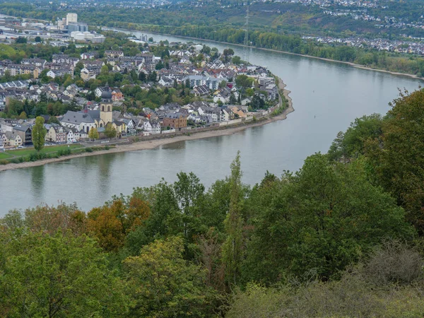 Staden Koblenz Vid Floden Rhine Tyskland — Stockfoto