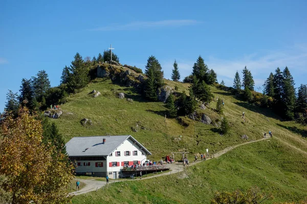 Pěší Turistika Německém Allgu — Stock fotografie