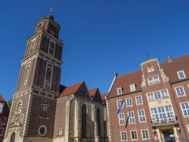 Büyük Buidlings ve Almanya 'da Westphalia' nın güzel doğası