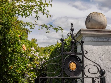 Büyük Buidlings ve Almanya 'da Westphalia' nın güzel doğası