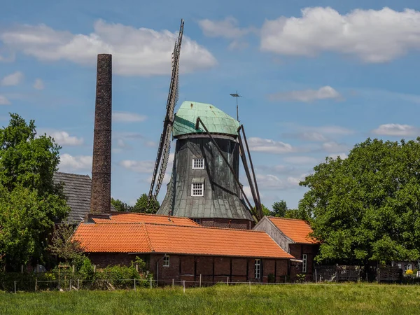 Nagy Buidlings Und Beautifull Jellegű Westphalia Németországban — Stock Fotó