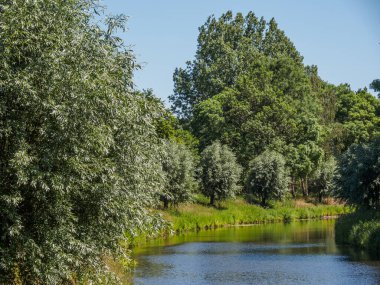 Büyük Buidlings ve Almanya 'da Westphalia' nın güzel doğası