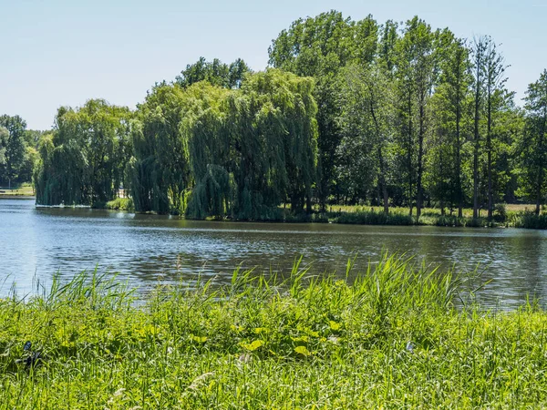 Nagy Buidlings Und Beautifull Jellegű Westphalia Németországban — Stock Fotó