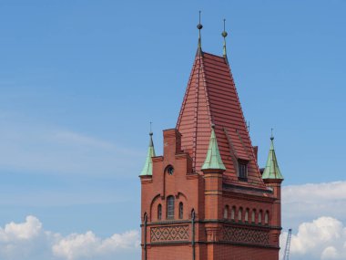 Luebeck 'te yaz zamanı ve Alman Baltık Denizi' nde seyahat.