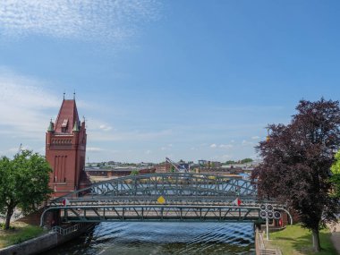 Luebeck 'te yaz zamanı ve Alman Baltık Denizi' nde seyahat.