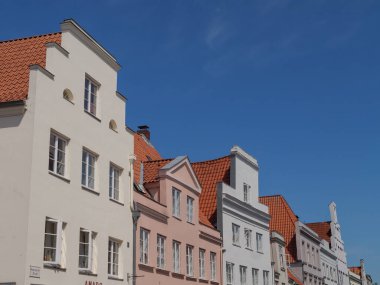 Luebeck 'te yaz zamanı ve Alman Baltık Denizi' nde seyahat.