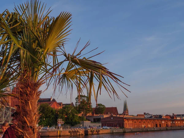 Letní Čas Luebecku Travemuende Německého Pobaltského Moře — Stock fotografie