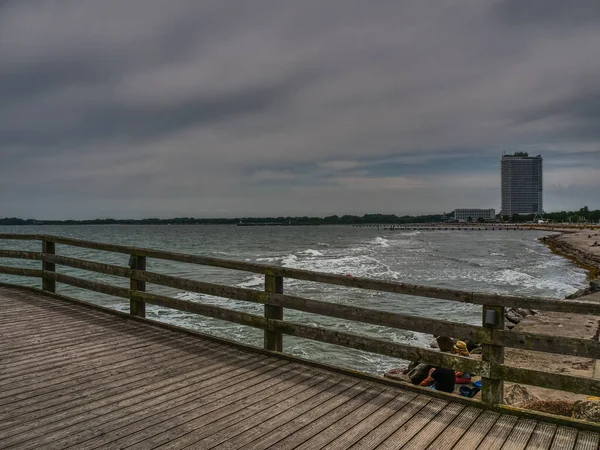 Heure Été Luebeck Travemuende Mer Baltique Allemande — Photo