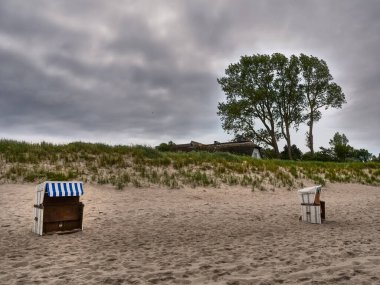 Almanya 'da Baltık Denizi' nde Ahrenshoop